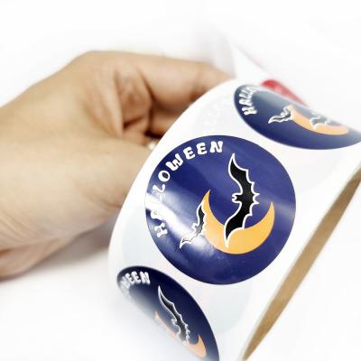 China New Trends P157 Halloween Sticker Waterproof Vinyl Decal For Gift Decoratfor Halloween Sticker for sale
