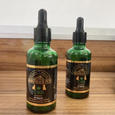China Waterproof Custom Luminous Silver CBD Hemp Extract Essential Oil Bottle Label Stickers for sale