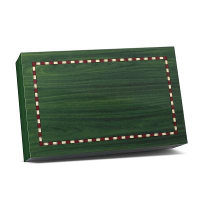 China Handmade Sophisticated Piano Finishing Wood Box Handmade Black Lacquer Corporate Gift Box for sale