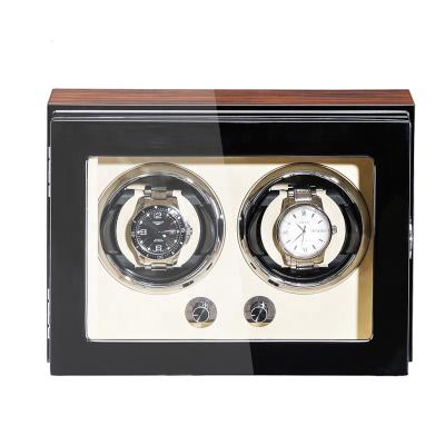 China Handmade Luxury Wooden Watch Winder handmade Automatic Watch Box Wood Watch Storage Box for sale