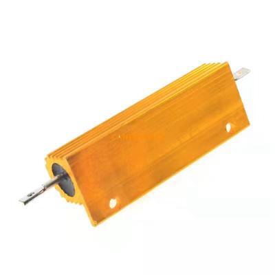 China GR Series Elevator Standard Automotive Application RX24-100W 5% 60*27*16mm 25W 50W1Ohm100Ohm LED Power Resistor for sale