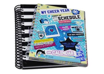 China Offset Printing Spiral Binding Book / Wire O Bound Book Service Online Die Cut for sale