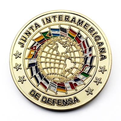 China Custom Collectible Europe Gold Coin Challenge Coin Prizes Bulk Wholesale Coins for sale