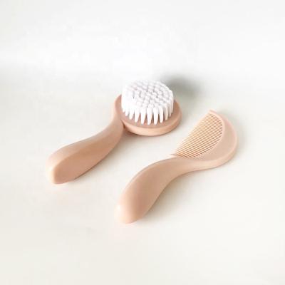 China China Newborn Hair Brush Paddle OEM Manufacturer with Comb Handle Baby Comb and Baby Brush Set for sale