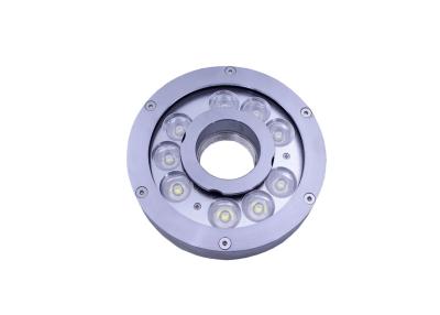 China IP68 Waterproof LED Fountain Ring Light Stainless Steel Underwater LED Lights for sale