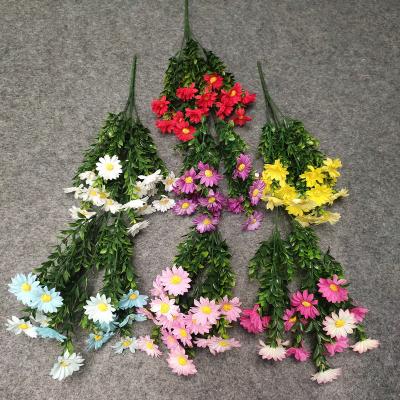 China Wholesale Cheap Artificial Flowers Silk Mini Silk Daisy Flower for Home Decoration for sale