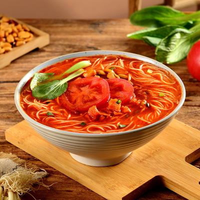 Chine Noodles instantanées végétariennes non frites saveur de sauce tomate sans ingrédients animaux à vendre