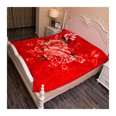 China Home/Bedroom/Wedding/Gift Large Thick Heavy Mink 2022 Blankets Wholesale Luxury Soft Printing Mink Blankets Korean 2 Ply Mink Blankets Wholesale for sale