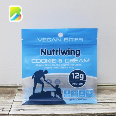 China Moisture Proof Packaging Bags For Fruit Pet Food Limanited Flat Bottom Dry Ziplock Top With Window Zipper Pouch for sale