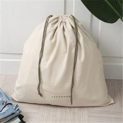 China Manufacturer Customized Fabric Drawstring Bag Package Pouch Canvas Bag Green Handled Shopping Bag for sale