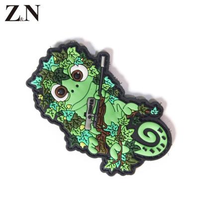China Handmade Maker Custom 3d Emboss Soft Fabrics Logo Soft Silicone Rubber Pvc Patch for sale