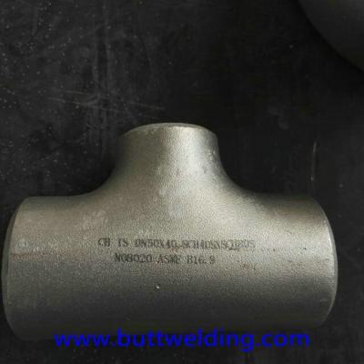 중국 ASTM/ ASME S/A336/ SA 182 F 309S 빗장걸린 리듀싱 티 12 X 10 SCH40 버트 접합 맞춤 ANSI B16.9 판매용