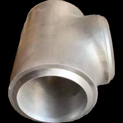 중국 ASTM/ ASME S/A336/ SA 182 F 304 빗장걸린 리듀싱 티 12 X 10 SCH40 버트 접합 맞춤 ANSI B16.9 판매용