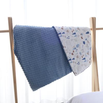 China Baby Beanie Blanket Newborn Car Air Conditioner Blanket Kids Double Pressed Flame Retardant Amazon Foam Mat for sale