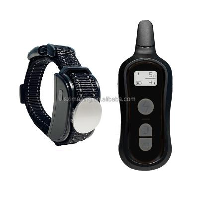 China Plastic Dog Shock Training Collar with Remote Waterproof Electronic Dog Collar for Dogs with 3 Modes Shock Vibration Beep for sale