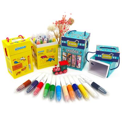 China Drawing and Studying Art Supplies 12/24/36 Colors Washable Silky Pencil For Kids Gift Set Crayons Set Soft Box Oil Pastel Drawing Kit For Kids for sale