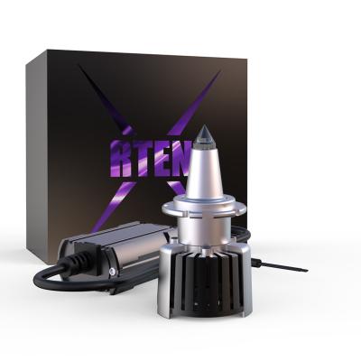 China aviation aluminum 6063 + copper 360 light 120w 12000LM Canbus D4C ZeHarn R10 car fan led headlight bulb for lens projector for sale