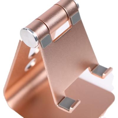 China New Adjustable Foldable Mobile Phone Holder Stand Universal Height Aluminum Adjustable Mount Mobile Phone Holder for sale