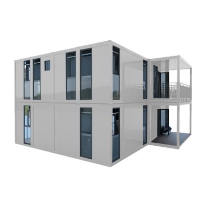 China Casa prefabricada 3 dormitorios y sala de estar Casa cápsula de manzana fácil de ensamblar Edificio plegable Contenedor de casa en venta