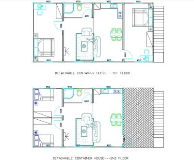 China Casa prefabricada para habitaciones de jardín y casa de cabañas Tailandia Casa portable de contenedores con aislamiento de pozos en venta
