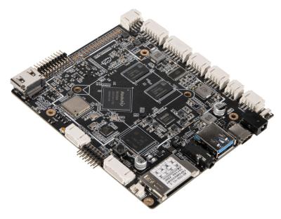 中国 RK3566は人間の特徴をもつ板イーサネットRJ45 GPIO EDP LVDSのアンドロイド11 OSを埋め込んだ 販売のため