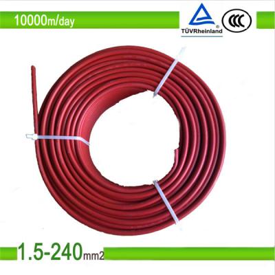 China TUV Approved pv solar cable 4mm solar panel cable for sale