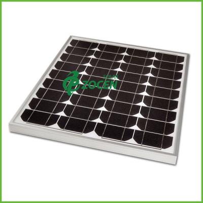 China 12v 40 watt Monocrystalline Custom Solar Panels With Aluminium Frame for sale