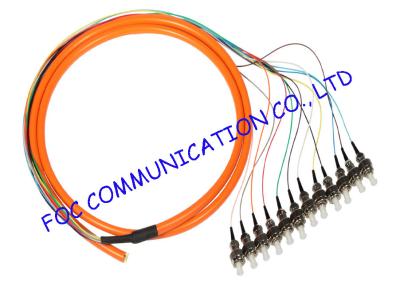 China Líe avivan hacia fuera la coleta FC con varios modos de funcionamiento 12Cores de la fibra óptica para las redes de la fibra en venta