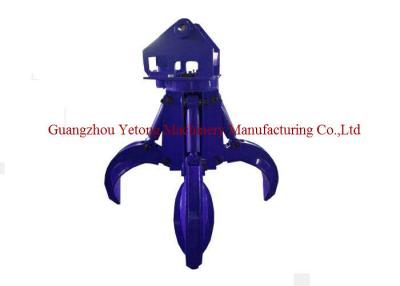China Electric Hydraulic Orange Peel Grab Steel Scrap High Wear Resistant Steel for sale