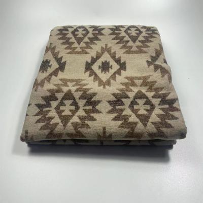 China Southwest Style Soft Aztec Pattern Factory Supply High Quality Outdoor 60*60inches Blanket for sale