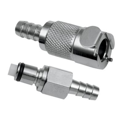 China Stainless Steel Metal 5/16 Inch Fuel Isolation Valve Quick Release Integrated Fittings For Motorcycles for sale