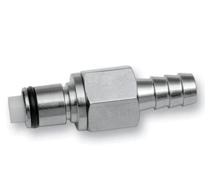 China 5/16 Inch Stainless Steel Male Quick Type With Stop Motion Pro Fuel Line Quick Disconnect Fittings for sale