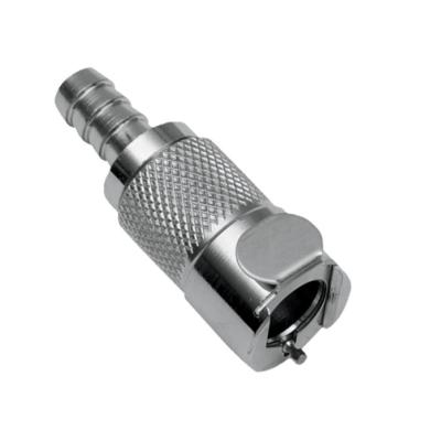China Double stainless steel shut-off valves prevent fuel leakage during disasssembly metal quick couplings for sale