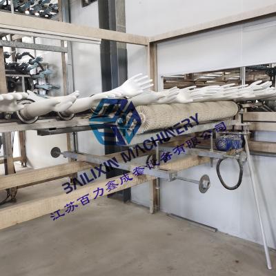 China Full Automatic Advertising Company Glove Machine Nitrile Gloves Making Machine for sale