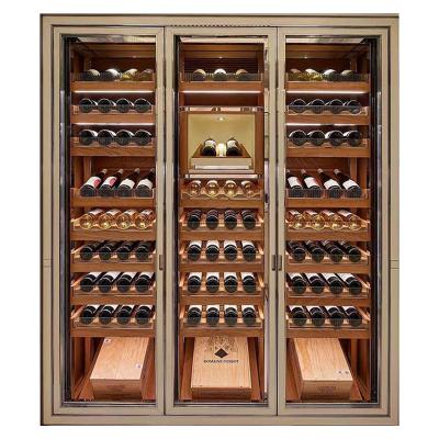 Cina Armadio di vino in acciaio inossidabile con porta di vetro in vendita