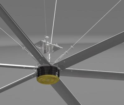 China 5.5M 0.75KW de Grote Ventilators Met lage snelheid van het Grootte Hoge Volume Te koop