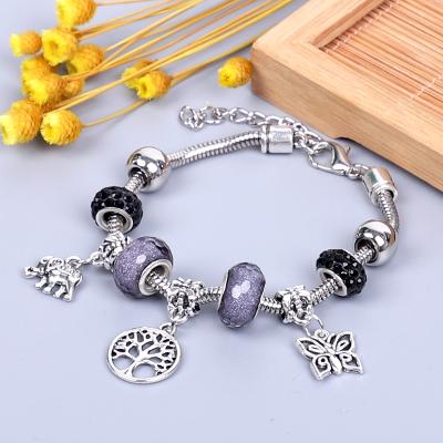 China New BOHEMIA Agustina 2020 Elephant Butterfly Popular Lucky Tree Pendant Bracelet Bohemian Jewelry for sale