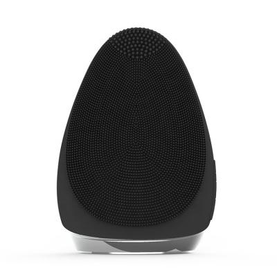 China Pore Cleansing Silicone Facial Waterproof Ultrasonic Instrument Brush Cleaner 2021 Skin Care Spa Massager Beauty Tool Device for sale