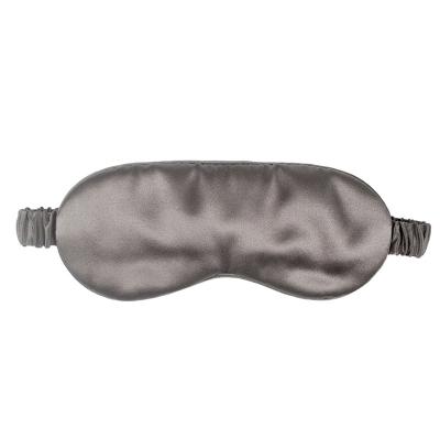 China Dark Double Sided Sleep Travel Circles 19mm Silk Eye Mask Filled Mulberry 100 Silk Eye Mask for sale