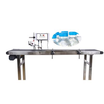 China Garment Shops Adjustable Speed Mini Conveyor Belt For TIJ Inkjet Printer Movable Conveyor Belt Conveyor for sale