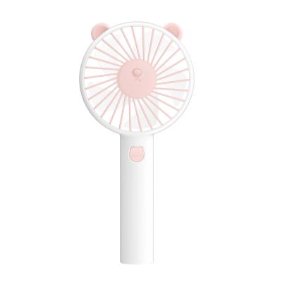 China Handheld and Portable Rechargeable Battery 3 Speed Indoor Outdoor USB Hand Release Personal Desk Table Fan with Base Portable Mini Handheld Fan for sale