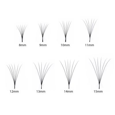 China Full Volume Premade Fans 0.07 d2 d3 d4 d5 Volume Russian Fan Wick Extensions 3d Volume Wick Primade Bulk Fans for sale