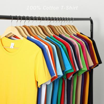 China Custom Made 100% Anti-Wrinkle T-shirt Sports Polyester Sublimation T-shirt Printing Blank T-shirt Men Best Price for sale