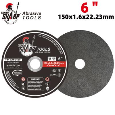 China High Quality 150mm 6 Inch Grinding Abrasive Grinding Disc For Metal Stainless Cutting for sale