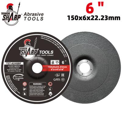 China 6 Inch 150X6X22.2mm Polish Disc Grinding Wheel Abrasive Tool Manufacturing Machine for sale