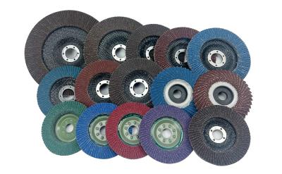 China Flap disc 4/5/6/7 inch Abrasives Aluminium Oxide Quality for sale