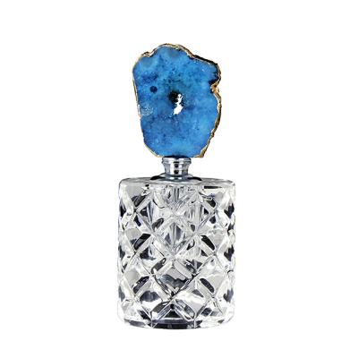 China Botellas de perfume de 12 ml de época personalizadas de Etch Arabic Attar Crystal Botella de aceite esencial en venta