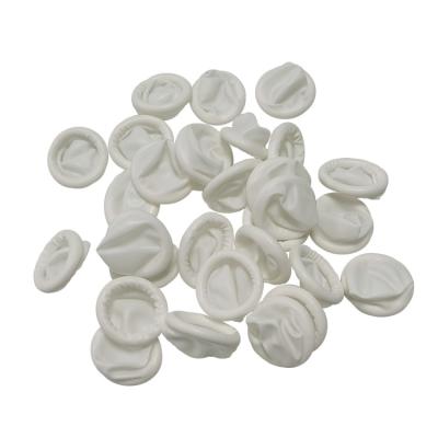 China Berço descartável branco 1000Pcs/Bag do dedo do nitrilo da sala de limpeza à venda