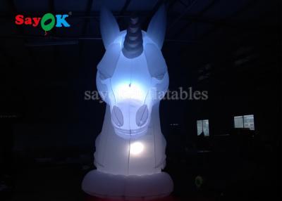 China 210D LED Inflatable Unicorn for sale