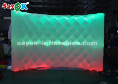 China Parede inflável atrativa do contexto da cabine da foto do diodo emissor de luz com controlo a distância à venda